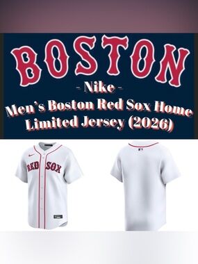Nike - Men’s Boston Red Sox Home Limited Jersey (2026)